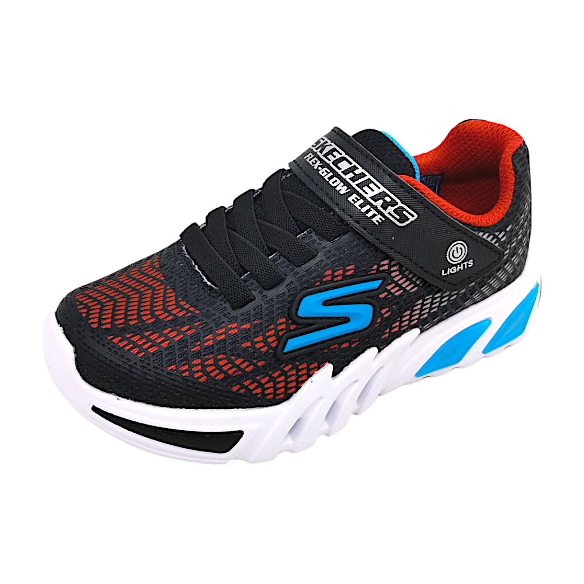 Skechers Flex - Glow Elite - Vorlo 400137L Grün BKRB black/ red/ blue