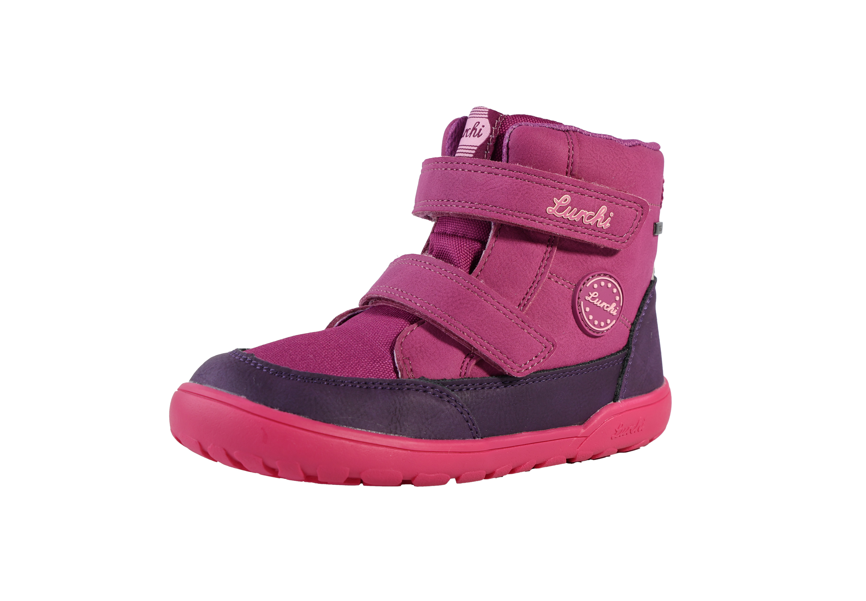 Lurchi Stiefelette Jimmy-TEX Barefoot - purple-pink