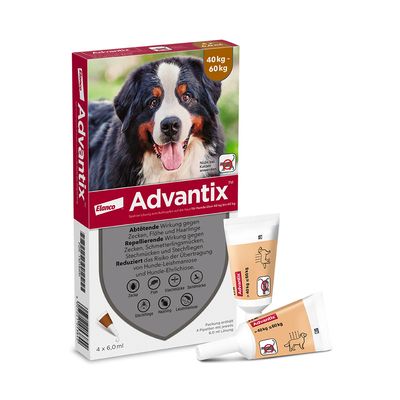 Advantix® 600 Spot-on für Hunde, von 40 bis 60 kg