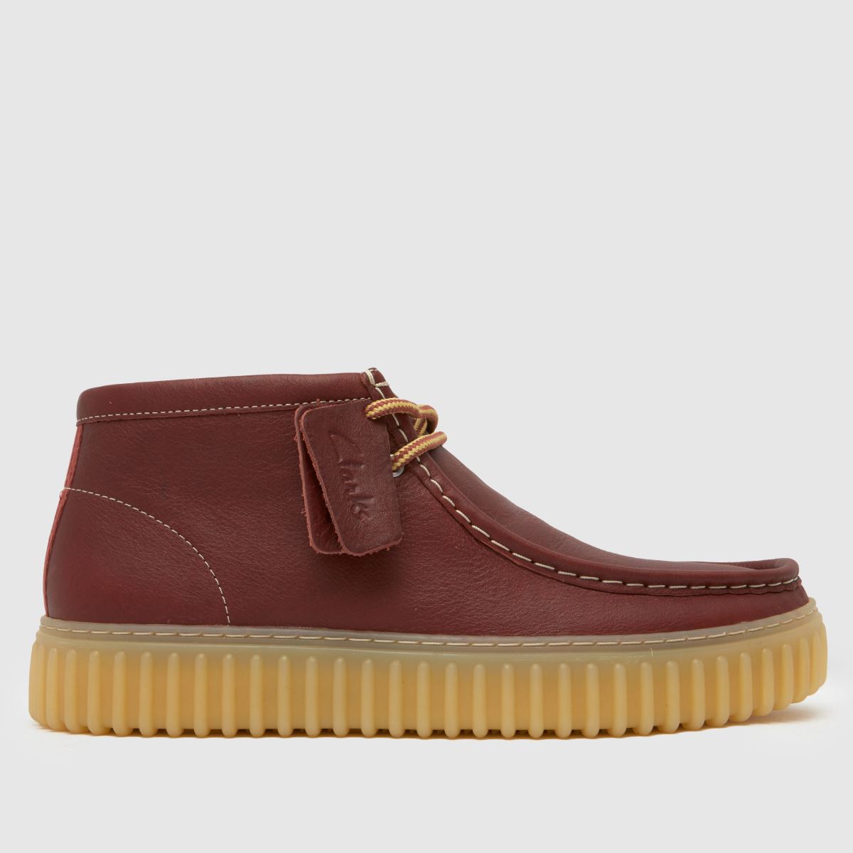 Clarks Torhill Hi bőrcipő barna színben