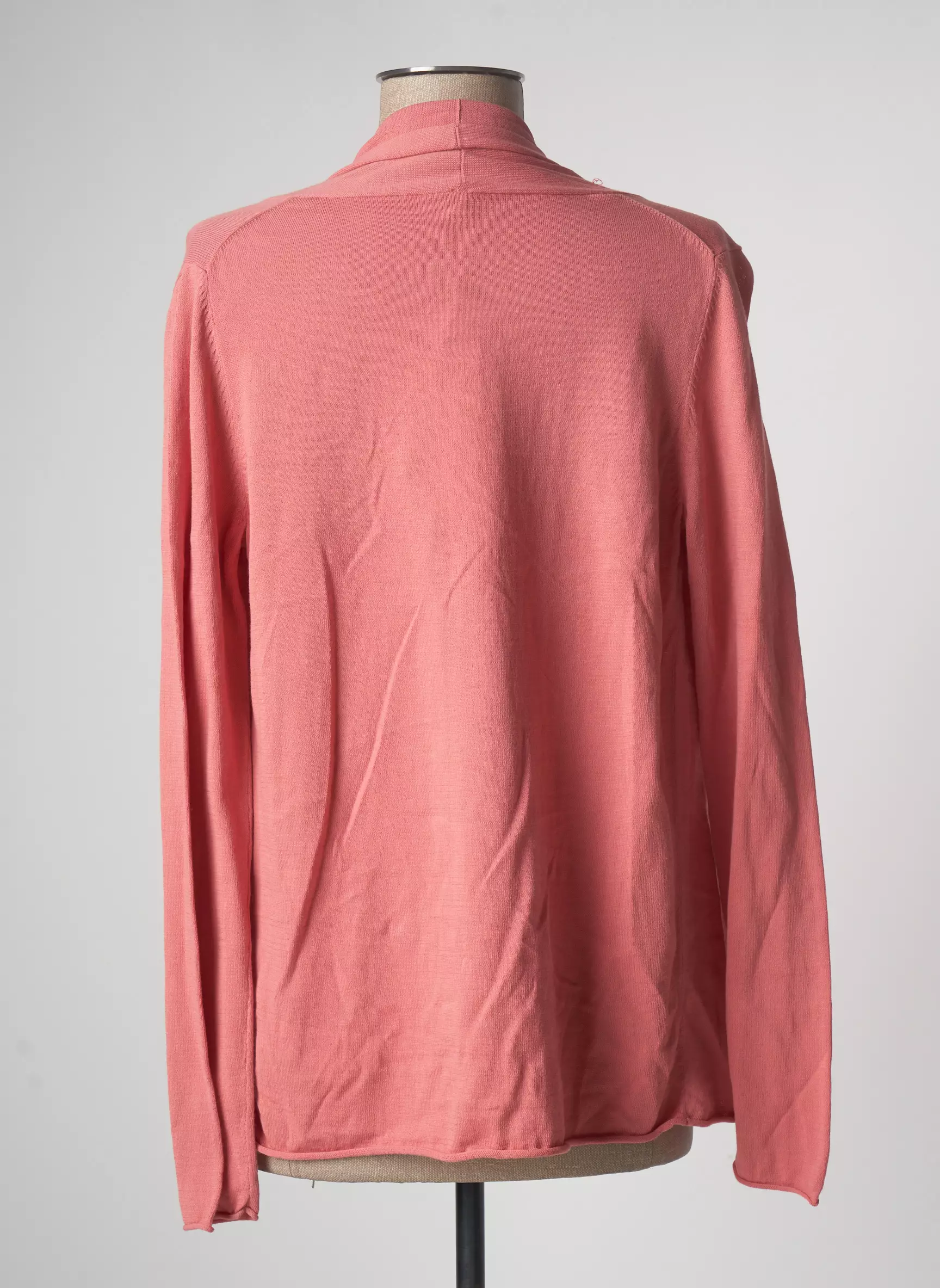 Muji Cardigans Femme couleur rose