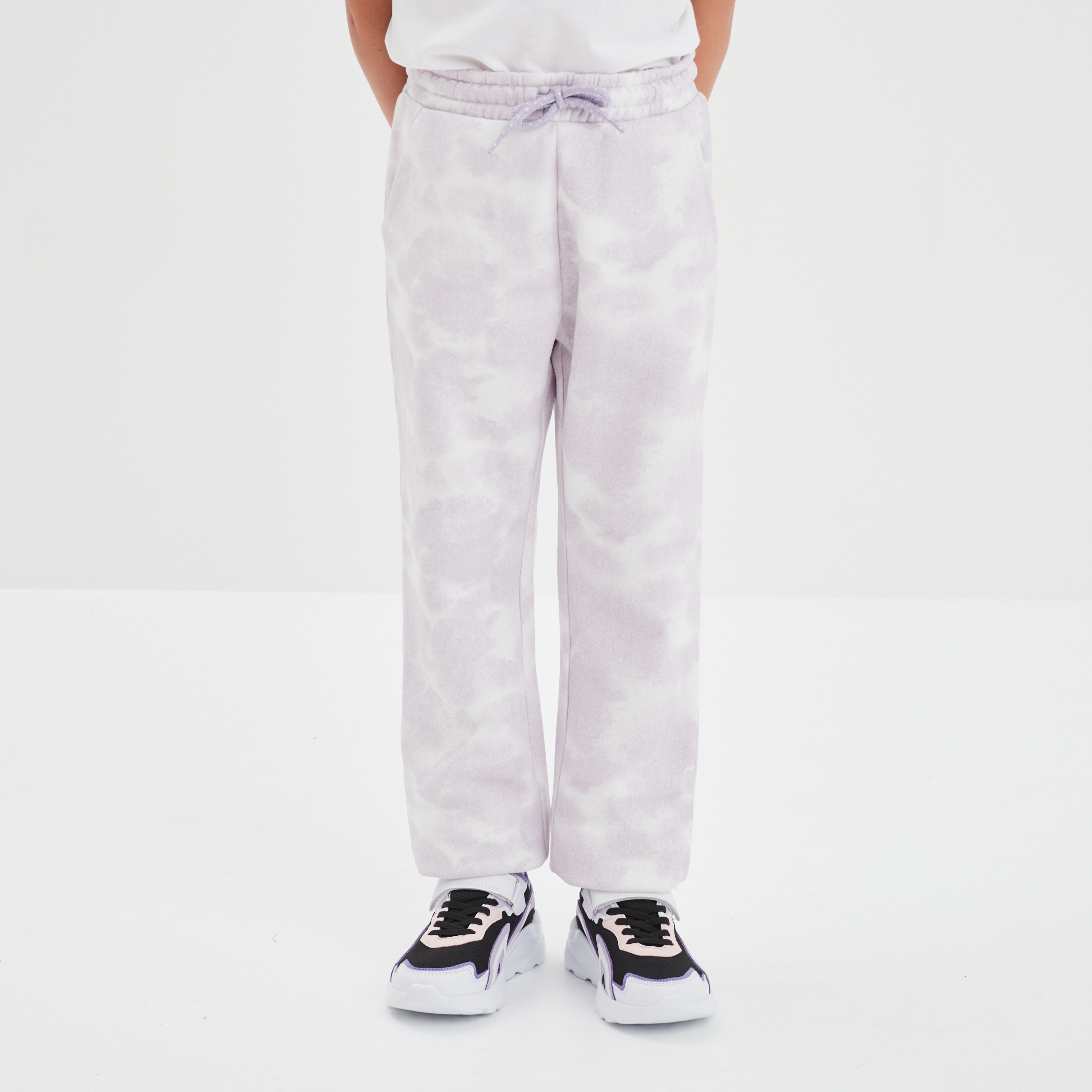 Pantalon de jogging droit molleton ecru fille | La Halle
