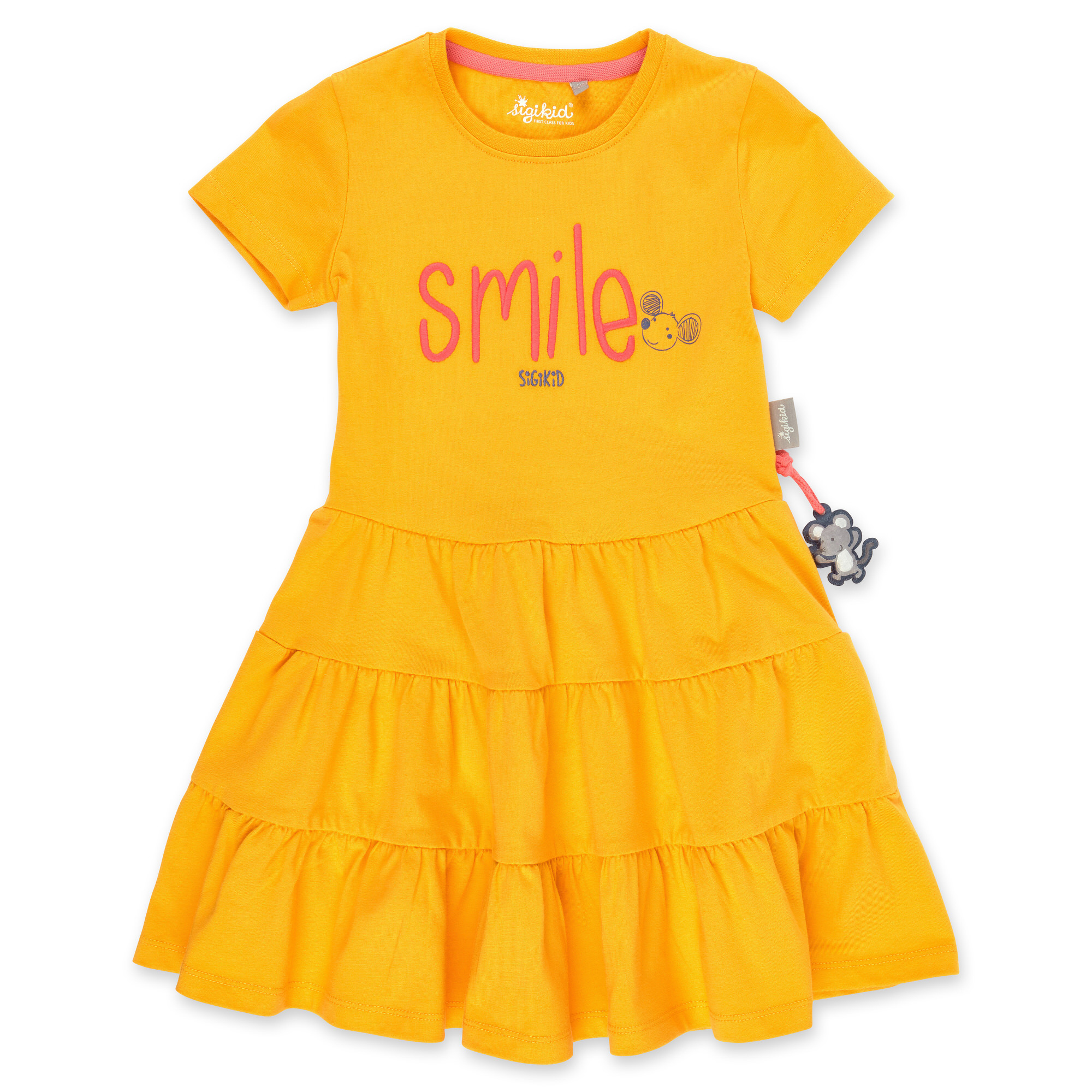 Kinder Kleid Maus, orange