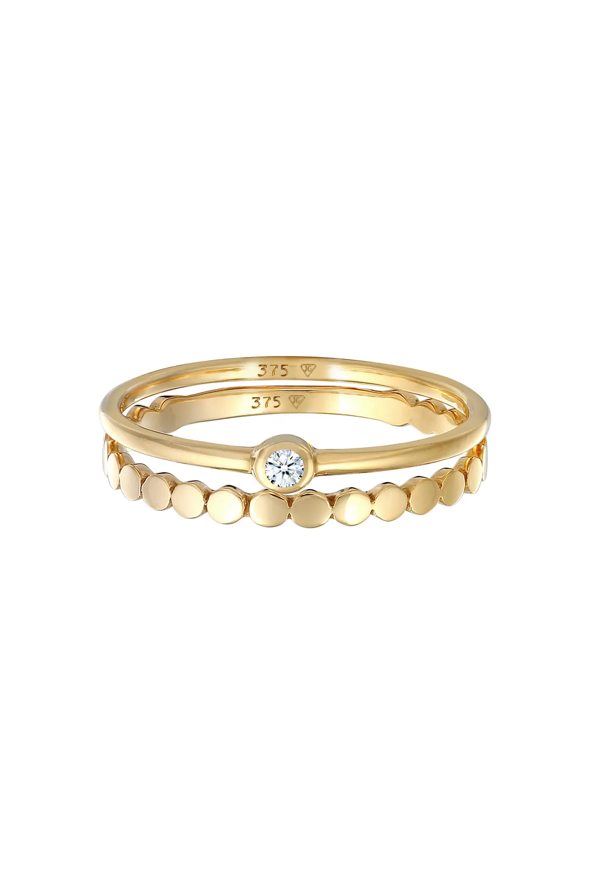ELLI  Ring - Goldfarben - Diamant