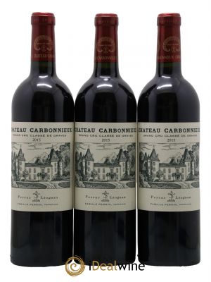 Château Carbonnieux Cru Classé de Graves  2015 - Lot de 3 Bouteilles