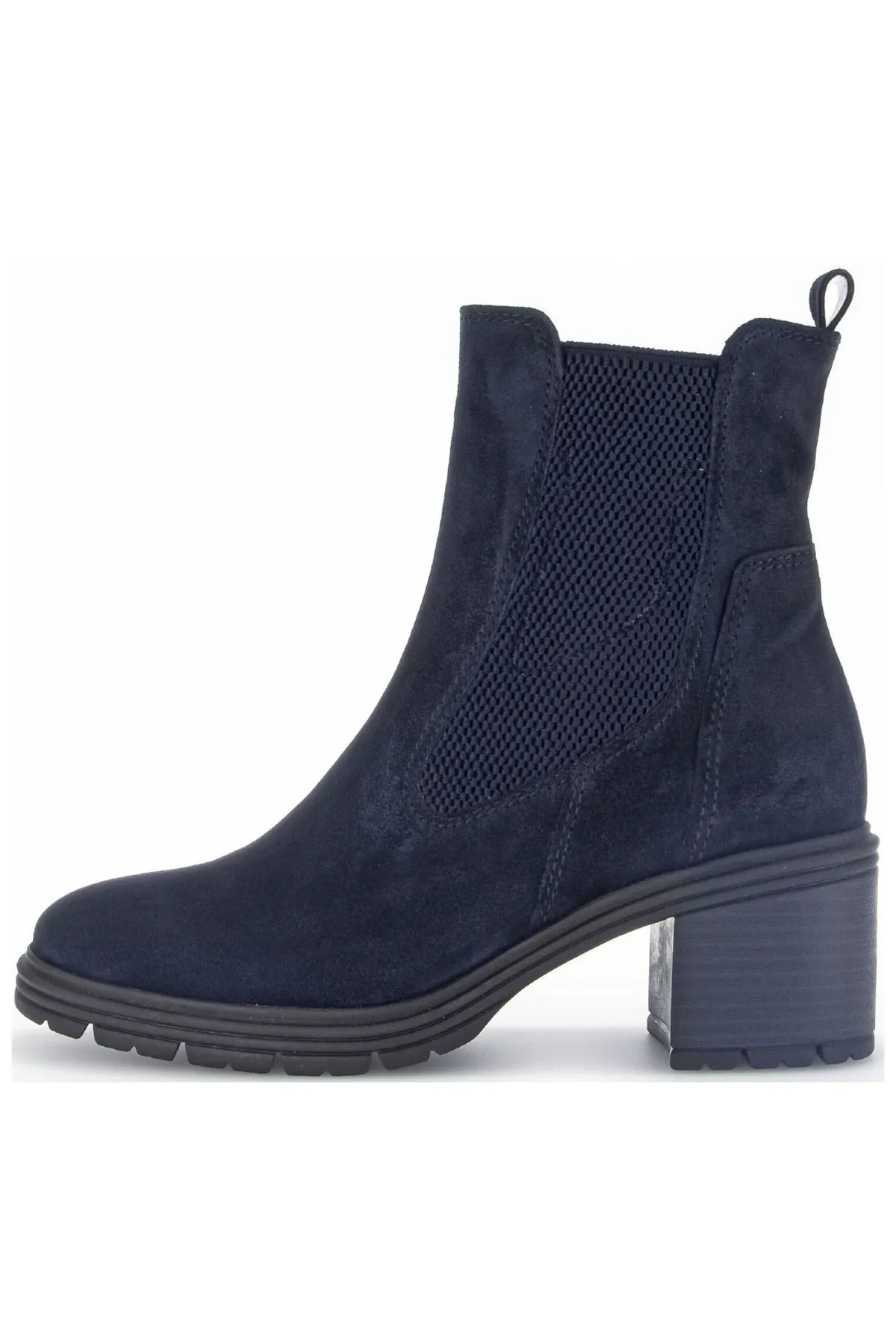 GABOR  Stiefelette - Blau - Blockabsatz