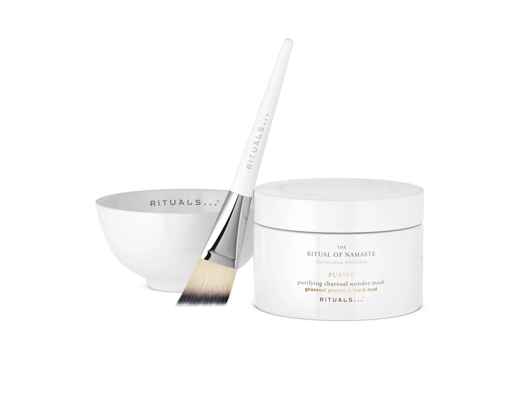 Masque miracle purifiant au charbon du rituel Namaste