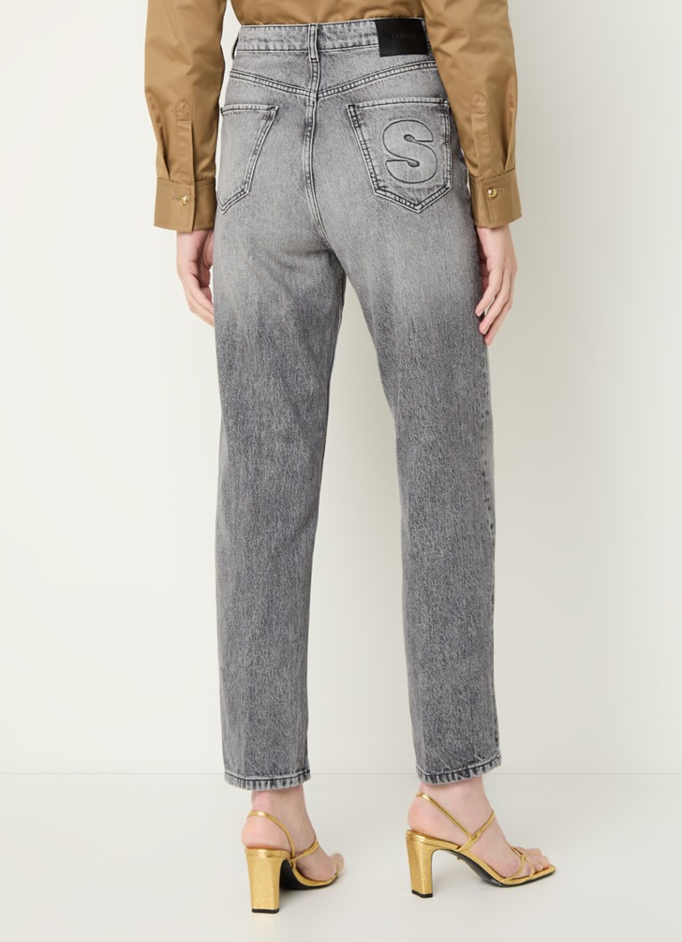 Jeans Sandro a vita alta e gamba dritta in una colorata tonalità di colore.