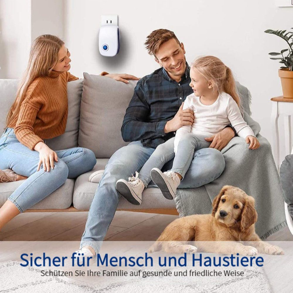 GelldG Ultraschall-Tierabwehr Ultraschall-Mückenschutzmittel, Ultraschall-Repellent für Mäuse