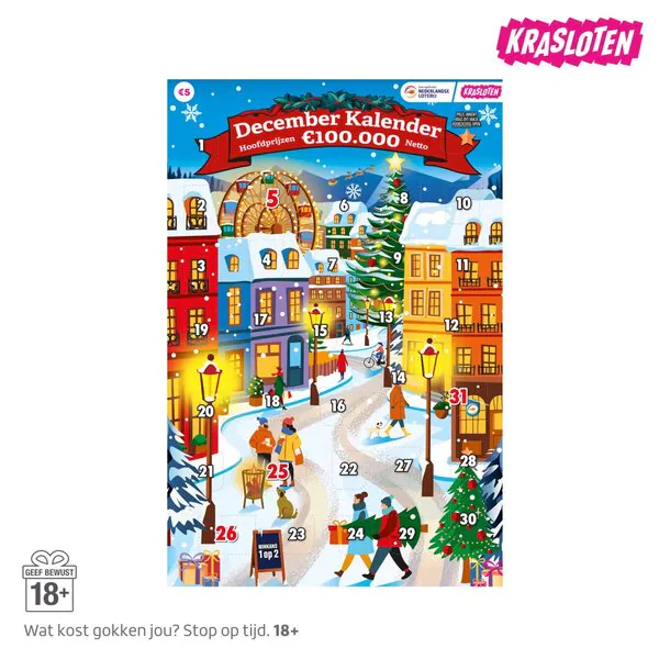 Stieracie žreby Decembrový kalendár 5 eur