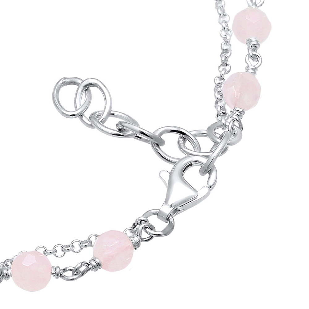 Elli Elli Bracelet Herz Kugel Kristalle 925 Silber Bracelet