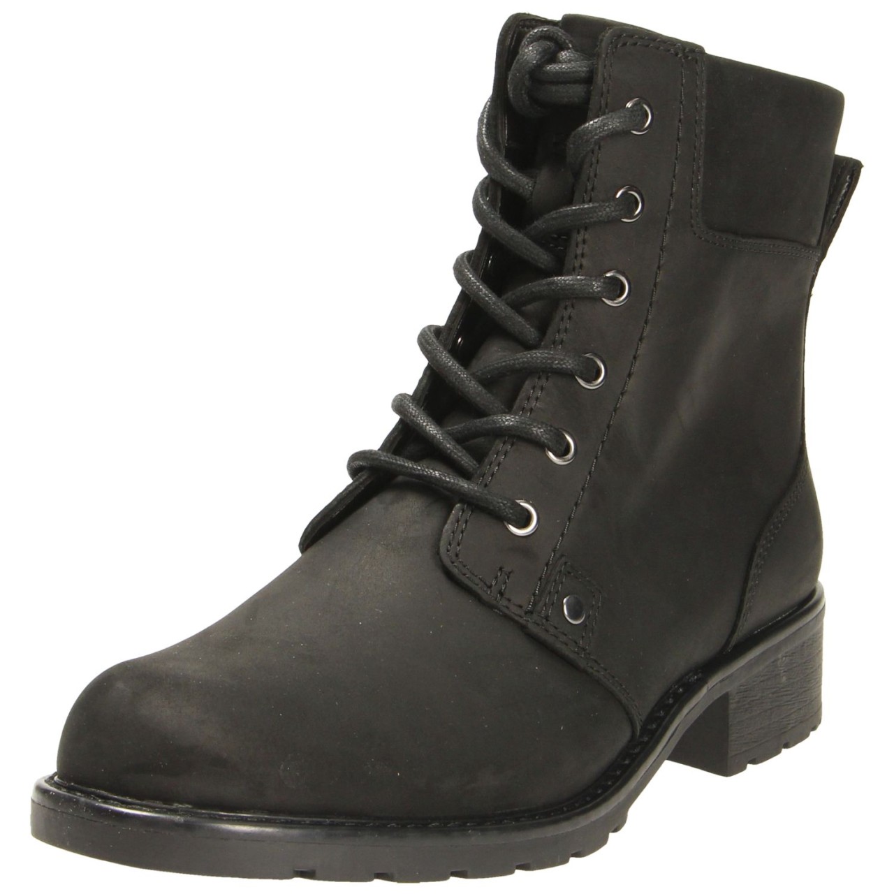CLARKS Schnür-Stiefeletten schwarz