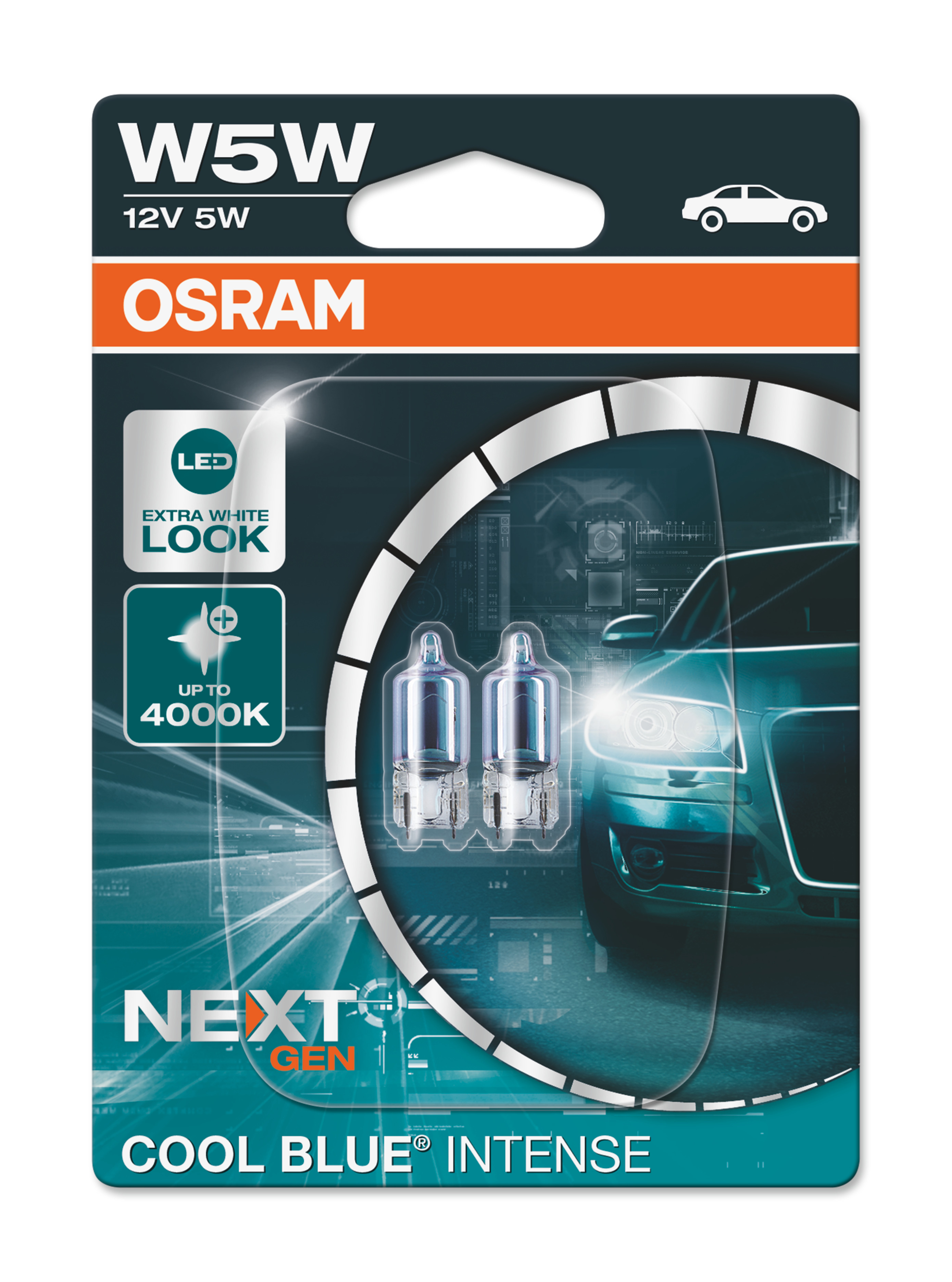 OSRAM Cool Blue Intense W5W, 2 Stück - ATU