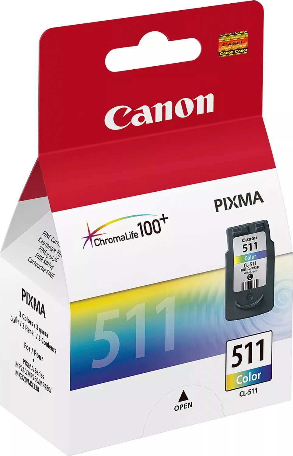 Canon CL-511 Tintenpatrone (original Druckerpatrone 511 cyan/magenta/gelb)