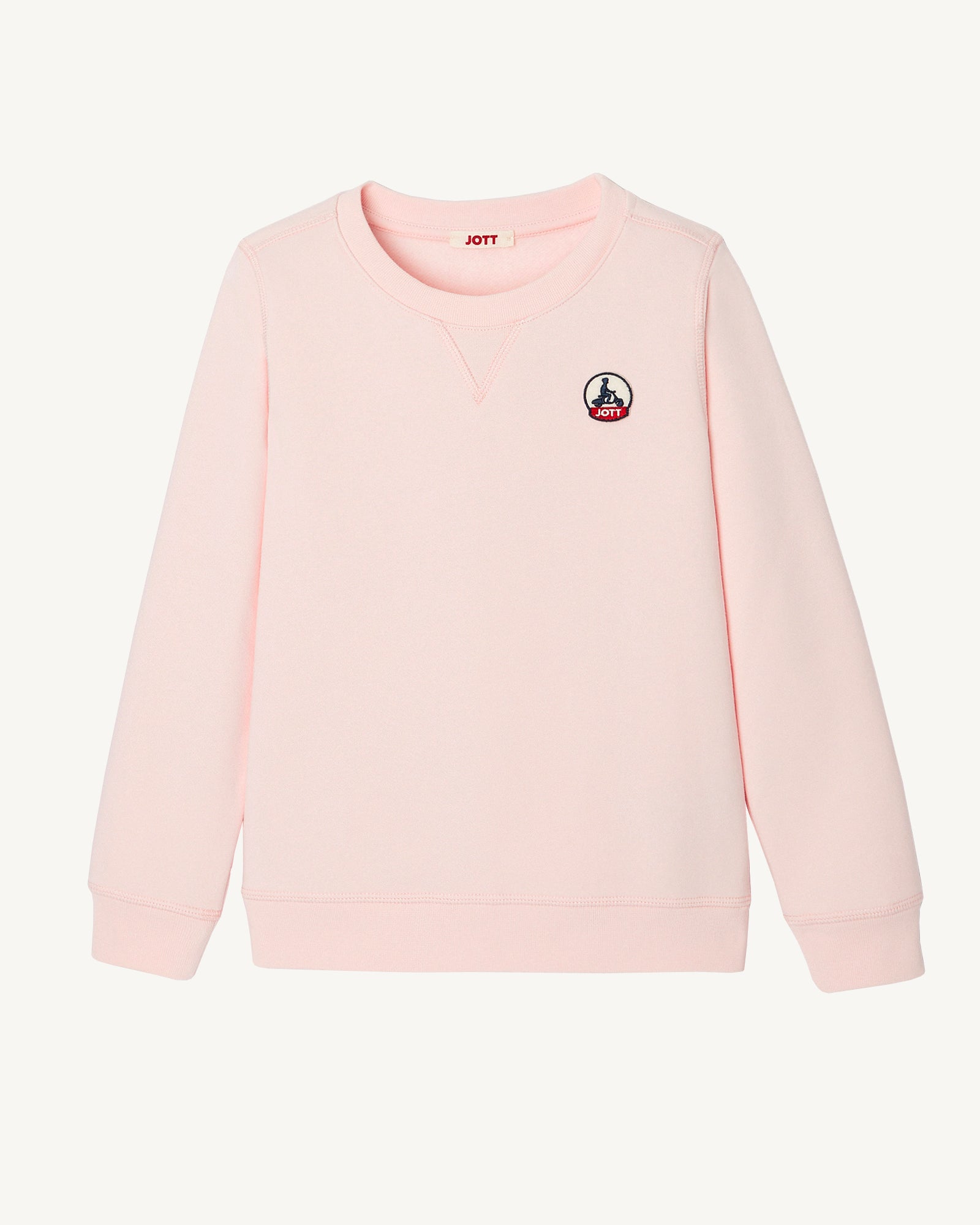 Sweat enfant en coton biologique Rose clair Barcelos