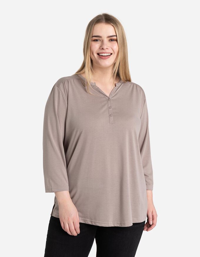 Langarmshirt - Viskose-Anteil