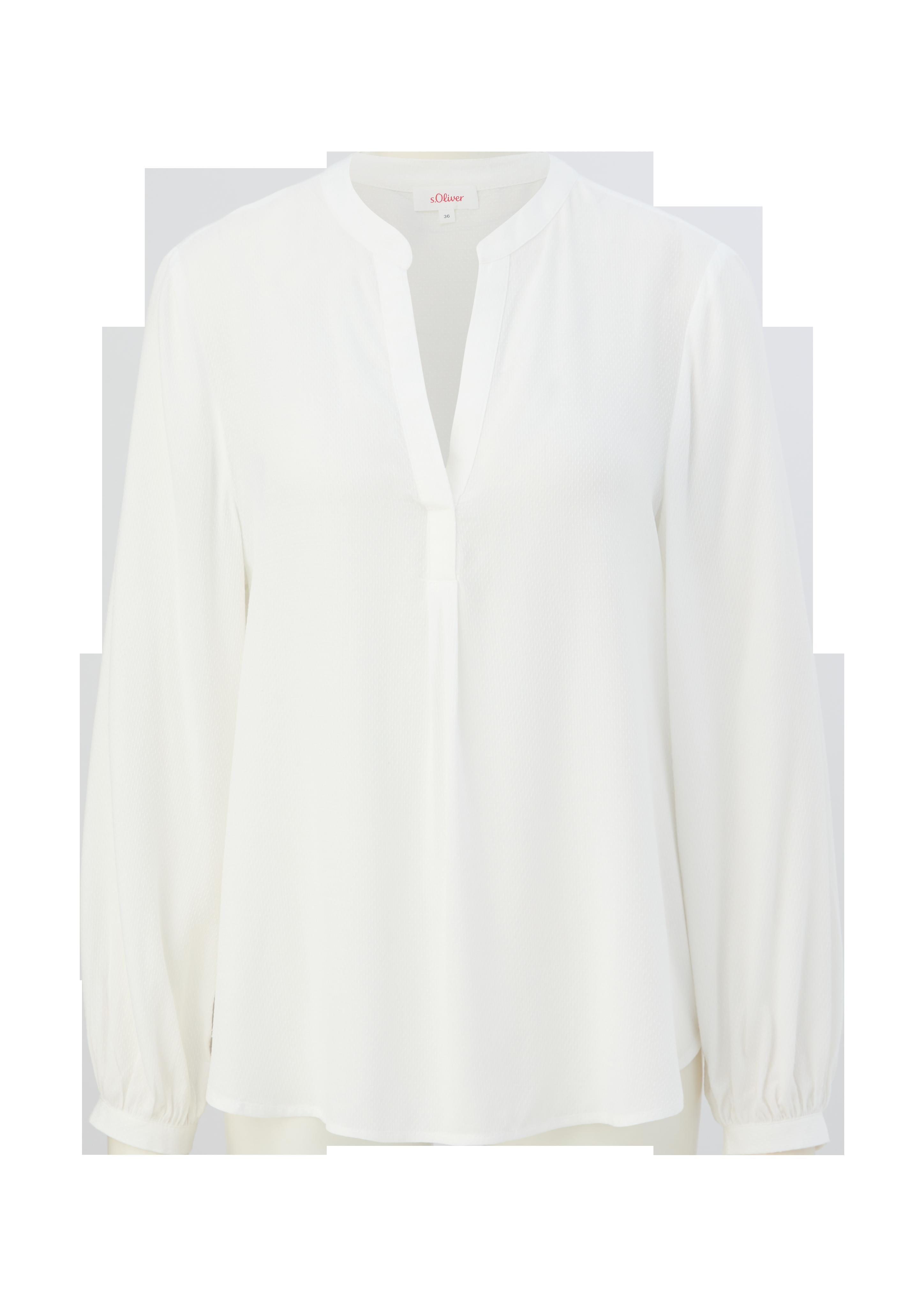Viskosebluse mit Dobby-Struktur  2129597-0210
