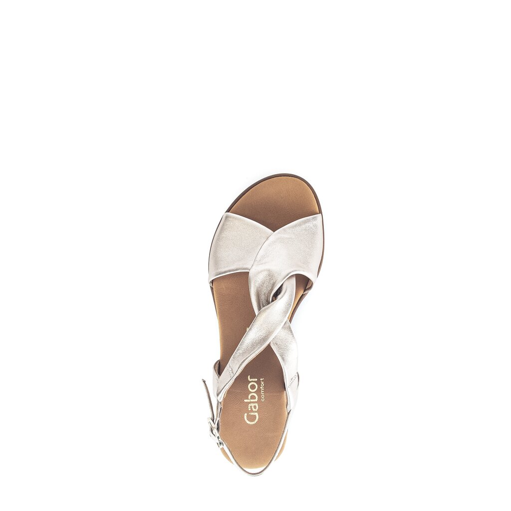 Gabor comfort Keilsandalette gold