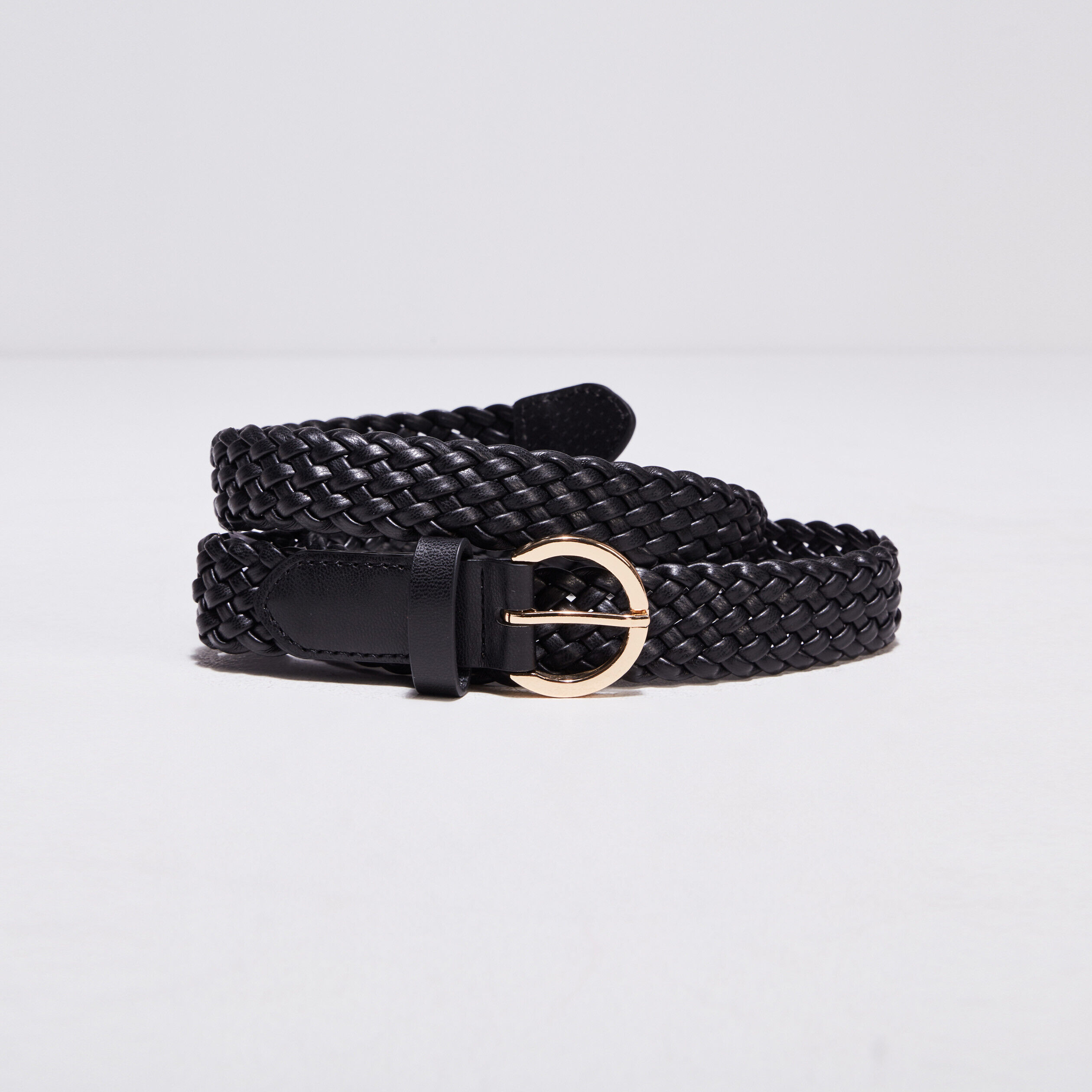 Ceinture tressée noir femme | Cache Cache