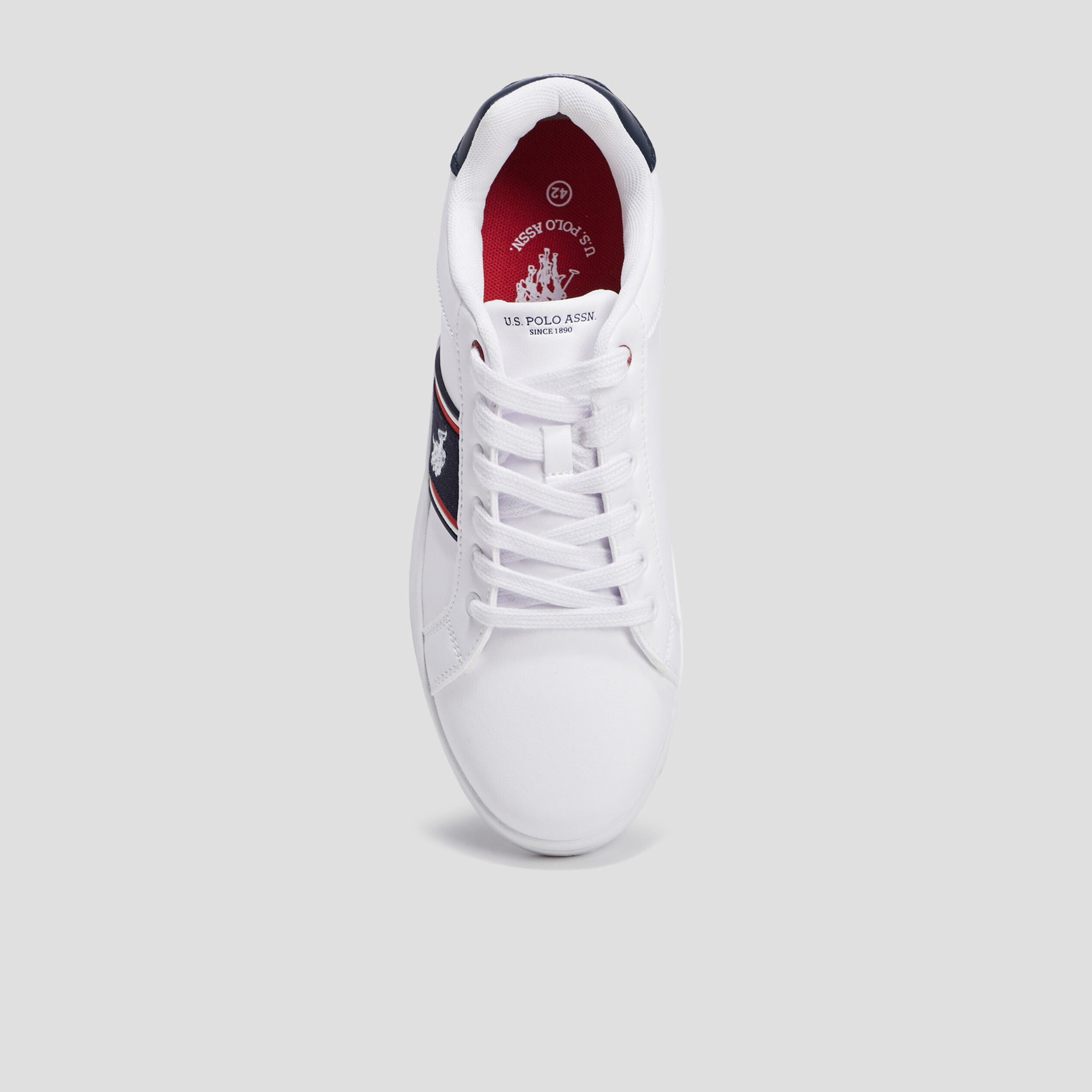 Tennis à lacets US Polo ASSN Combus blanc homme | La Halle