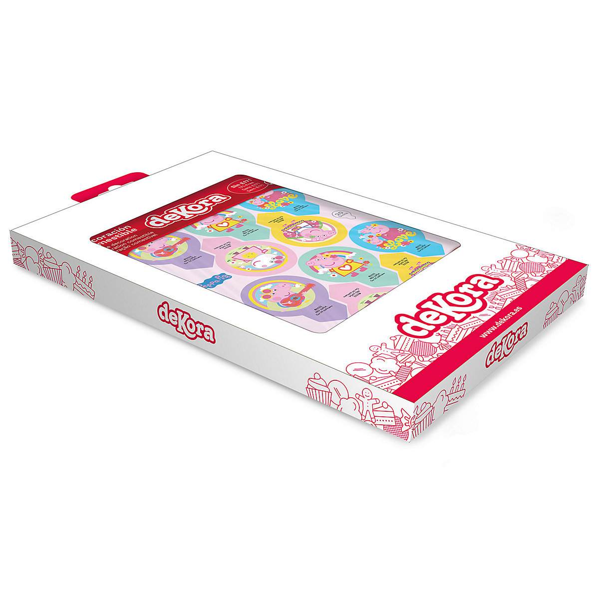 Essbare Einstecker Peppa Pig, 20 Stück