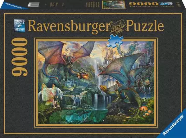 Puzzle 9000 Teile - Zauberhafter Drachenwald