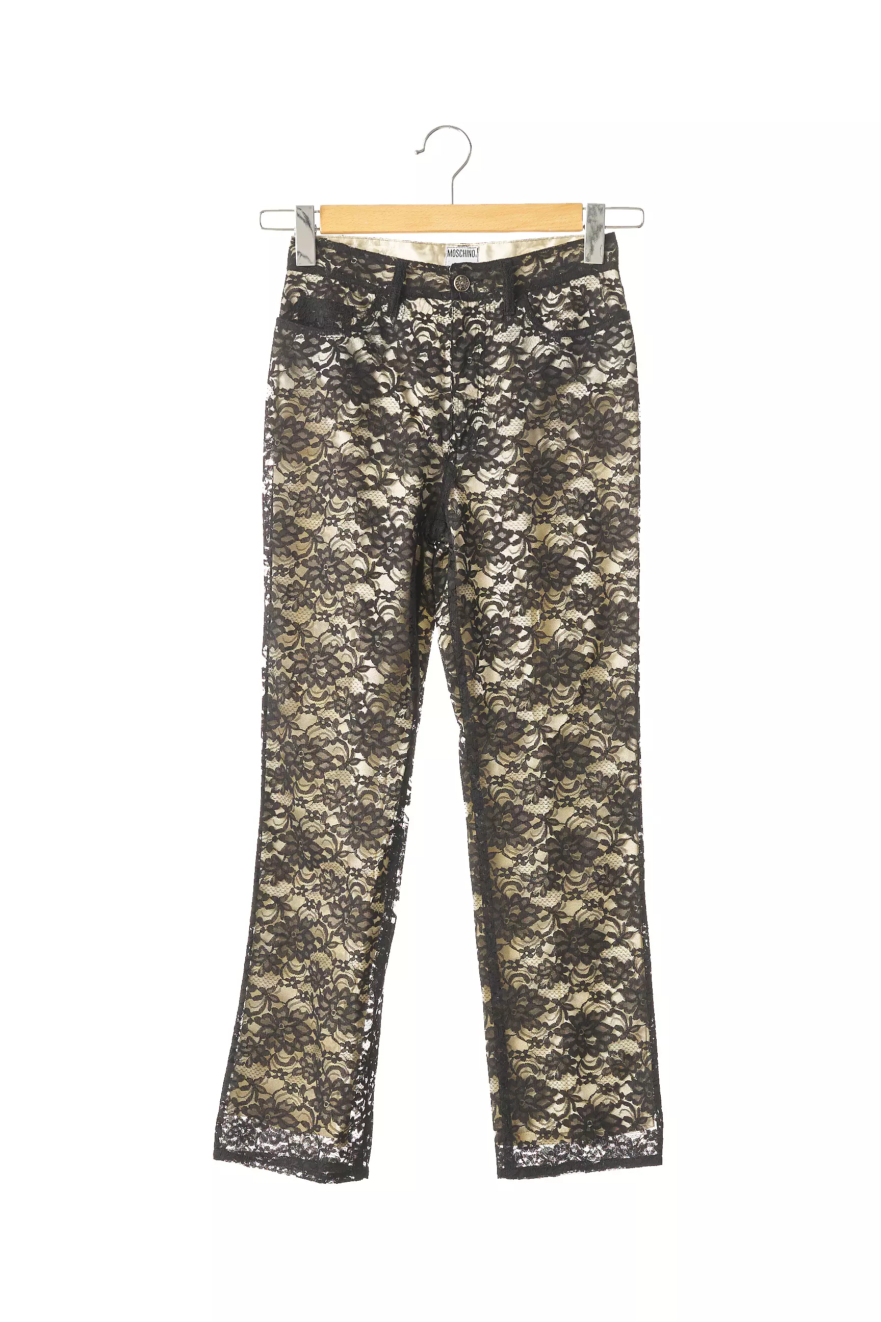 Moschino Pantalons Droits Femme couleur noir