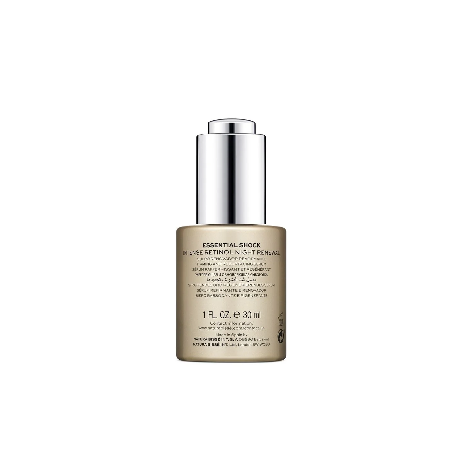 Essential Shock Intense Retinol Night Renewal - Antirynke ansiktsserum, Antirynke nattbehandling for ansiktet