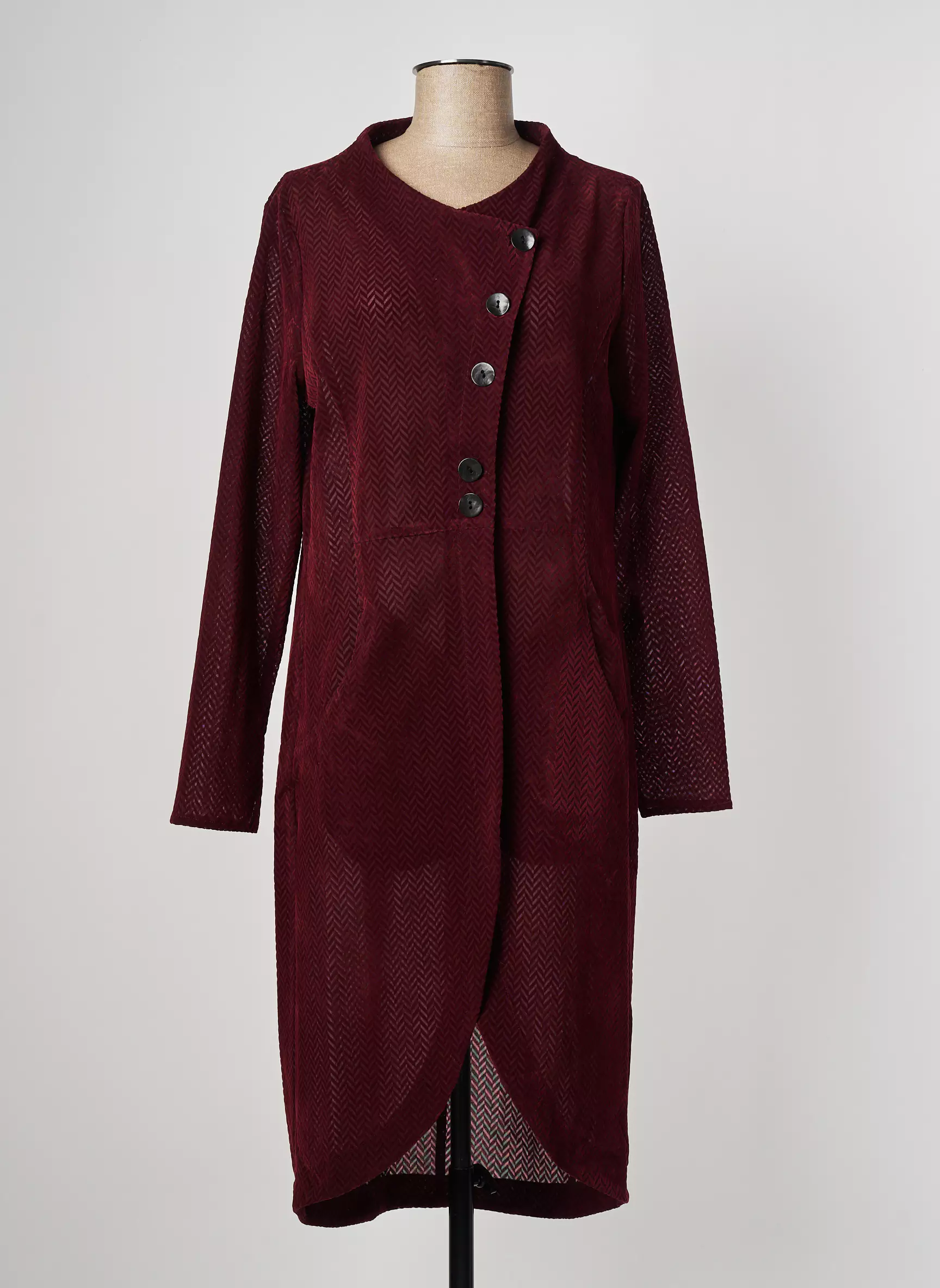 Elsewhere Vestecasual Femme couleur rouge