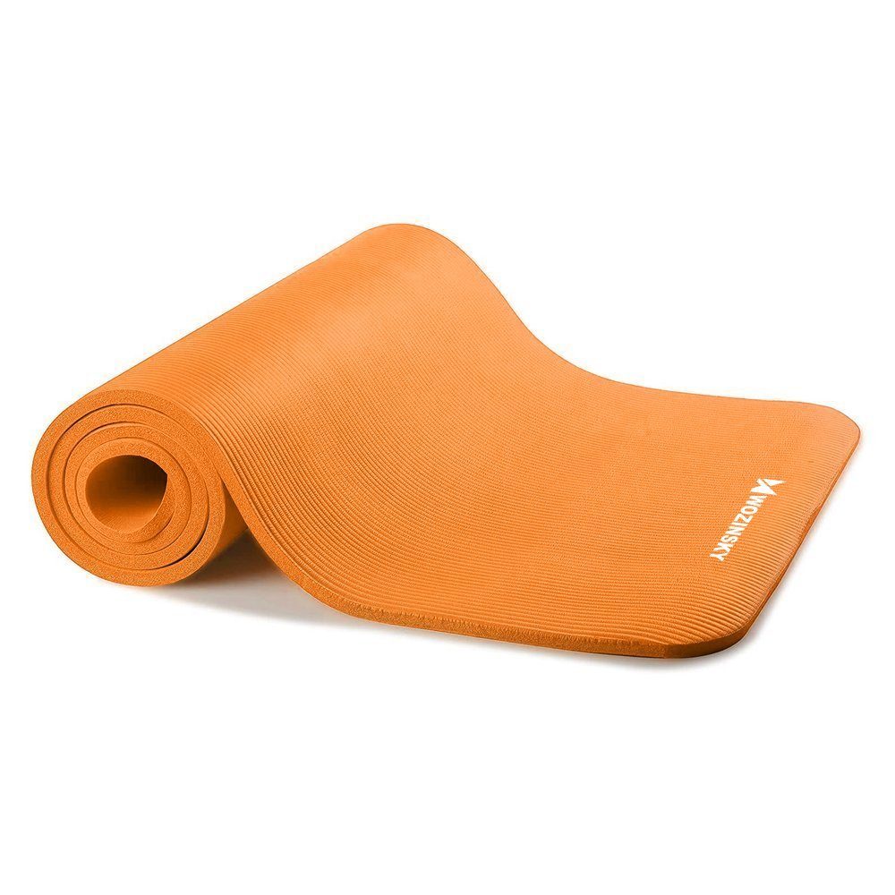 cofi1453 Yogamatte Gymnastische rutschfeste Matte zum Trainieren von 181 cm x 63 cm x 1 cm Yogamatte Frauen Männer Fitness Training Gymnastik