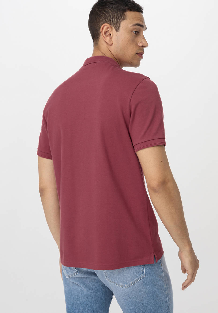 Poloshirt Zwirnjersey aus reiner Bio-Baumwolle
