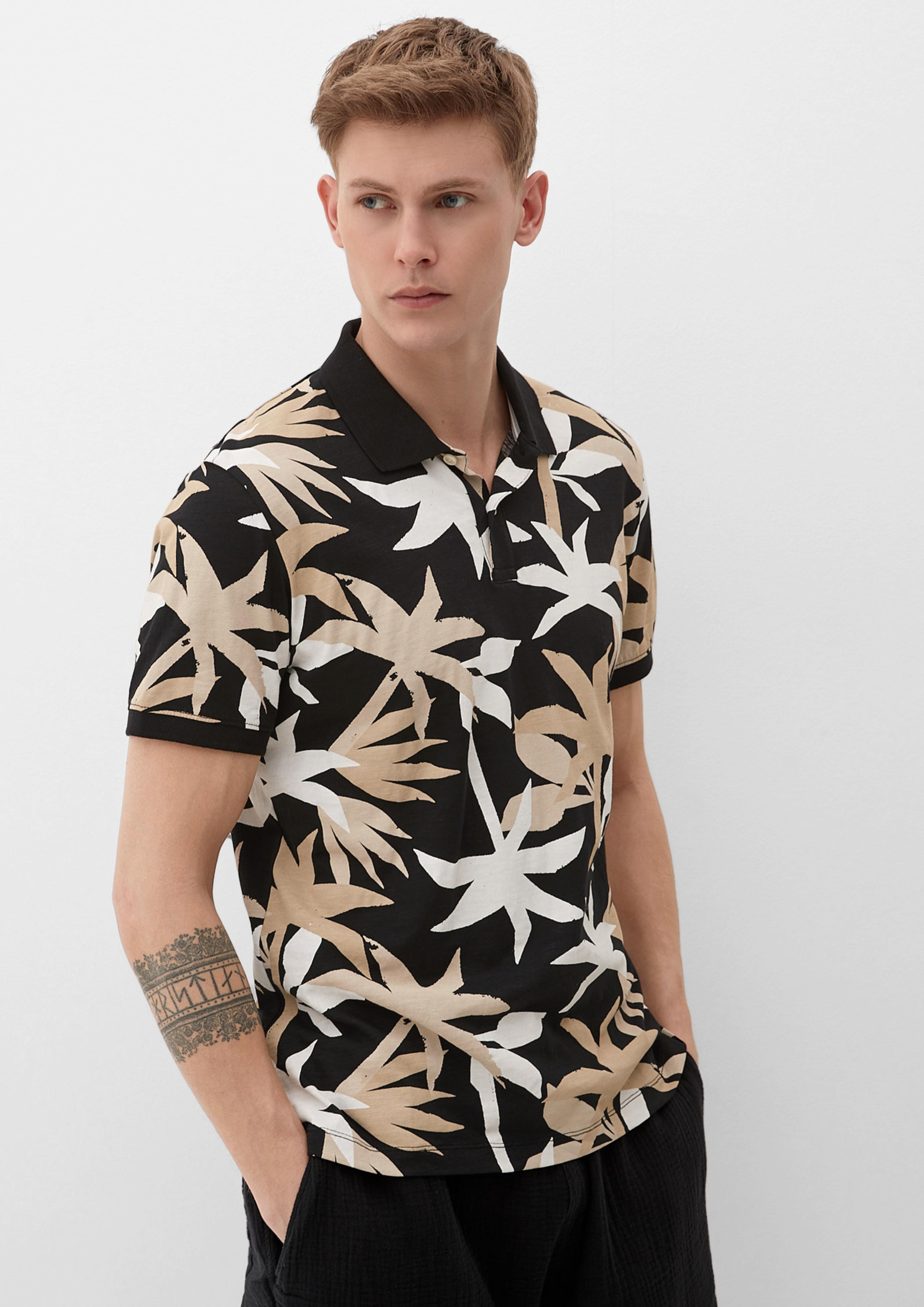 Poloshirt mit Allover-Print  2131471-99A2