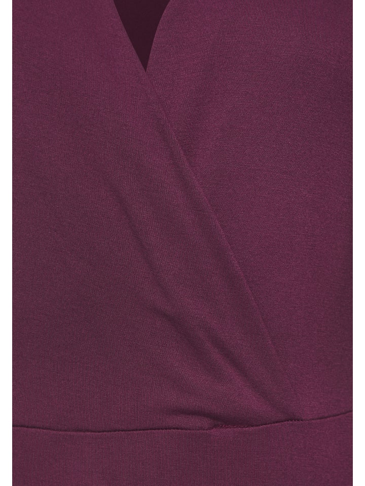 LASCANA Shirttop in aubergine/burgunder günstig kaufen