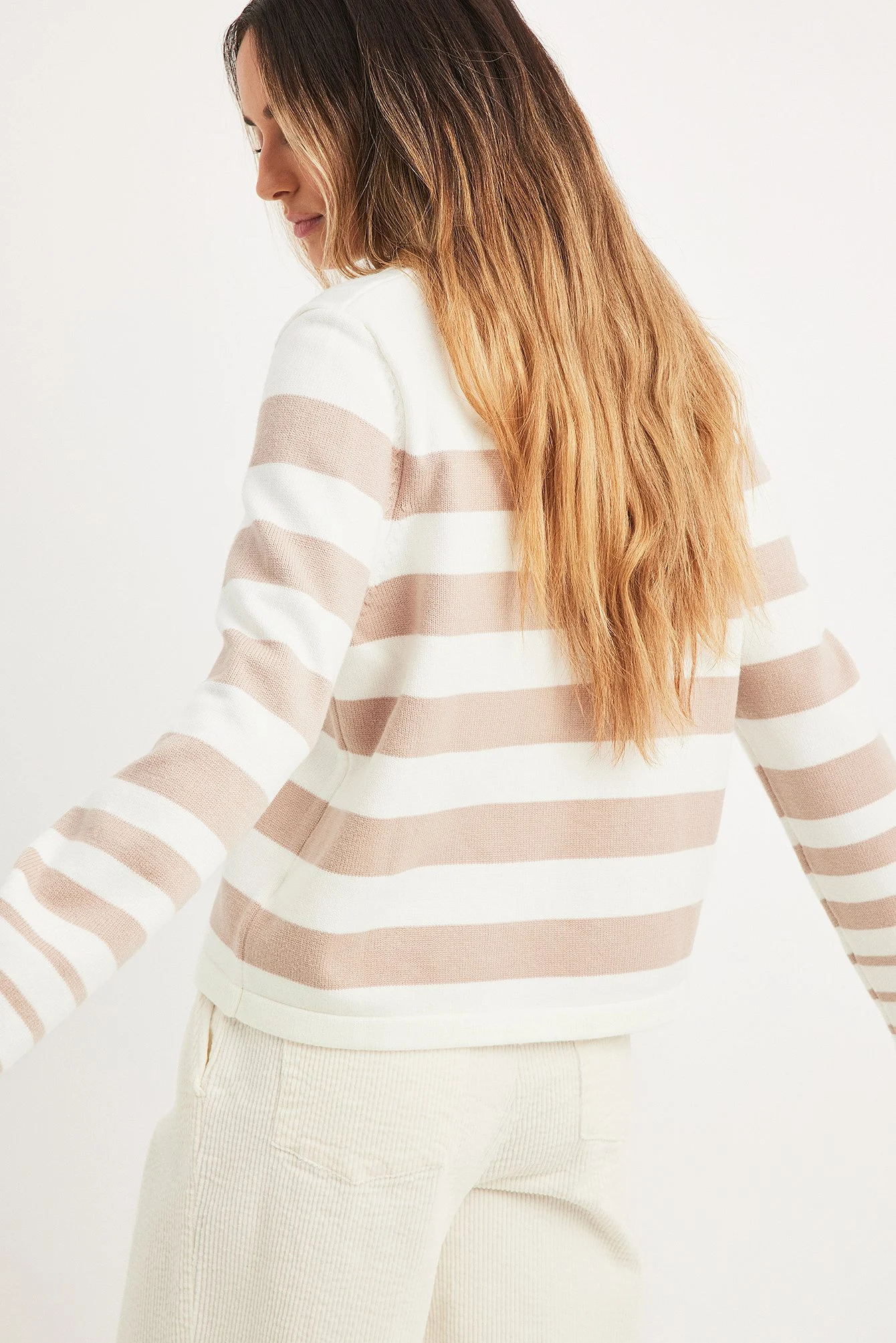Strickpullover mit Kragen