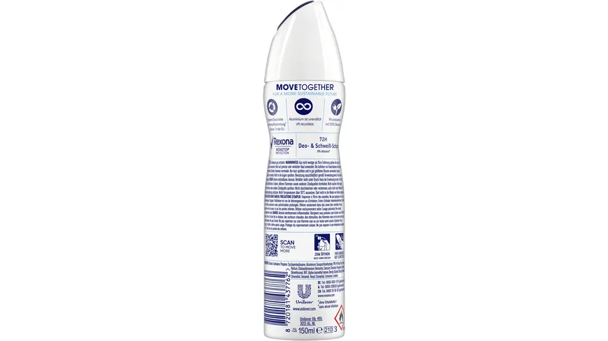 Rexona Nonstop Protection Cotton Dry Anti-Transpirant 150 ml