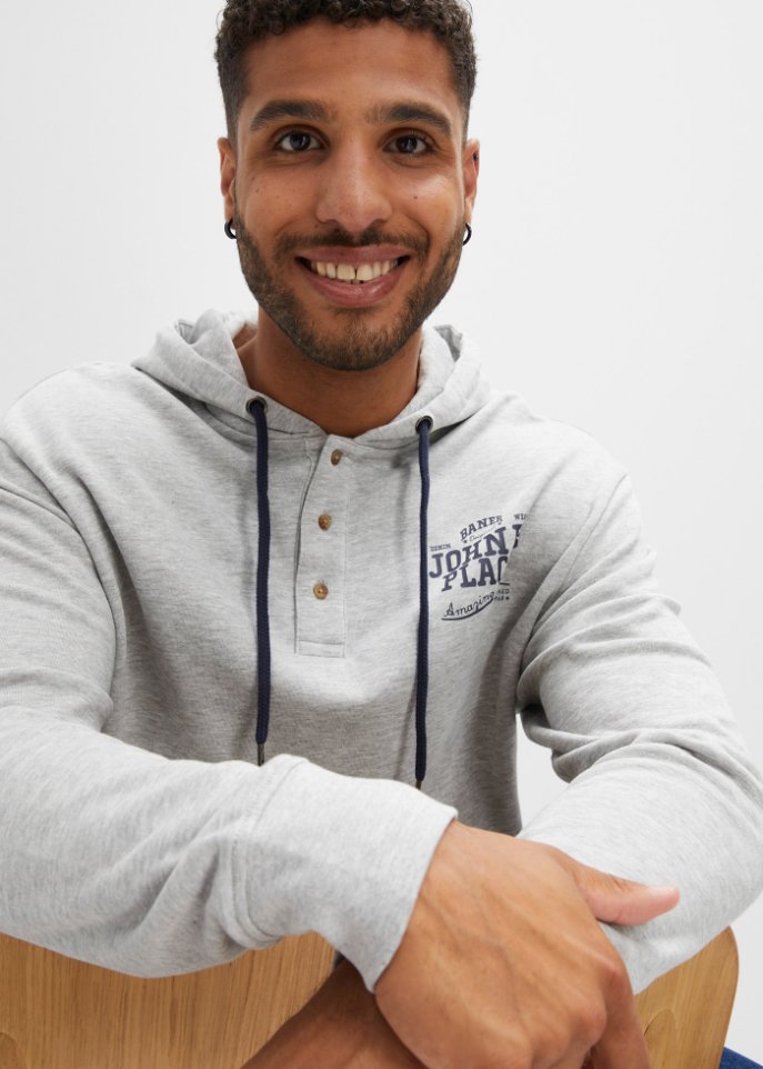 Kapuzensweatshirt mit recyceltem Polyester