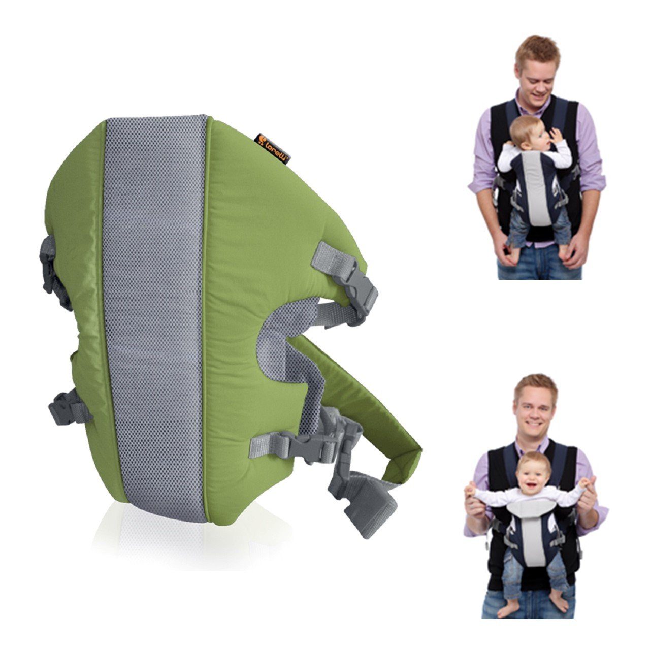 Lorelli Babytrage Babytrage, Tragehilfe Discovery, ab 4 Monate, Bauchtrage 2 Richtungen
