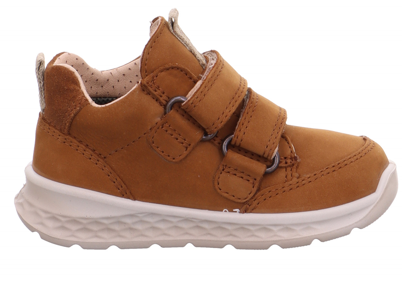 BREEZE - Braun/Beige Sneaker low mit Klettverschluss