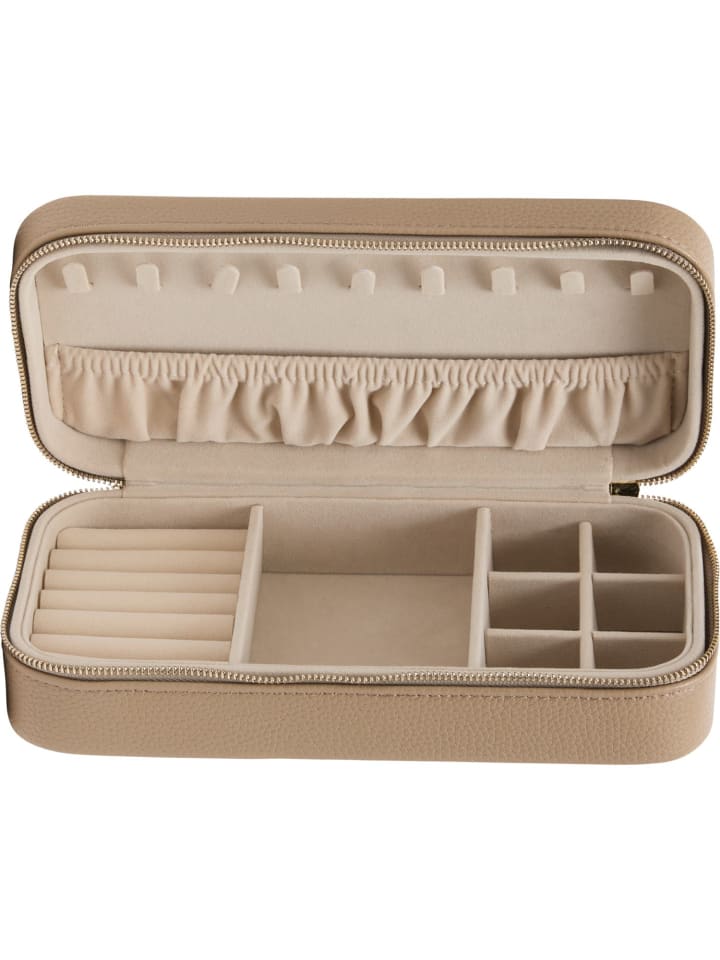 Carlo Colucci Schmucktasche DeGiovanni in Taupe günstig kaufen onesize