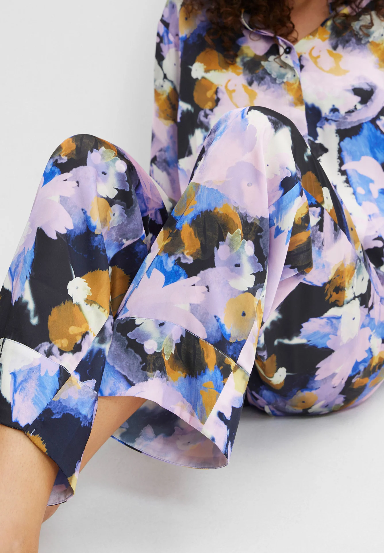 bonprix AUS MATTEM MIT KNOPFLEISTE - Pijama
