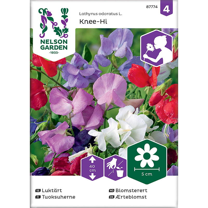 Nelson garden Frø Blomsterert Knee-Hi, lav, bl.farger