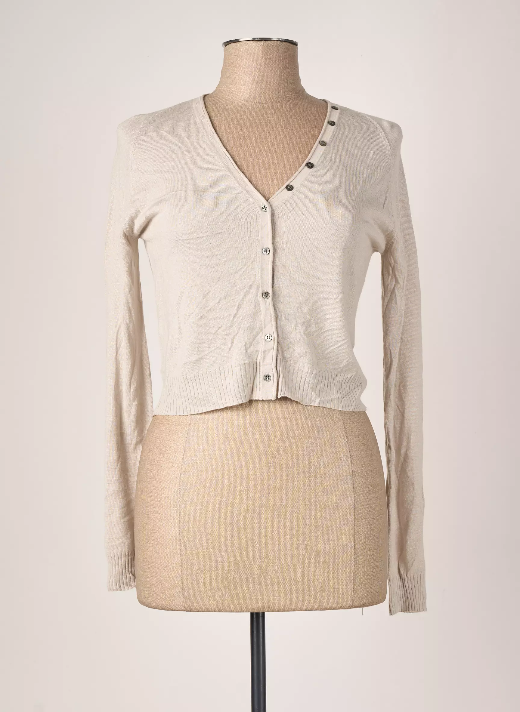Estheme Cardigans Femme couleur beige