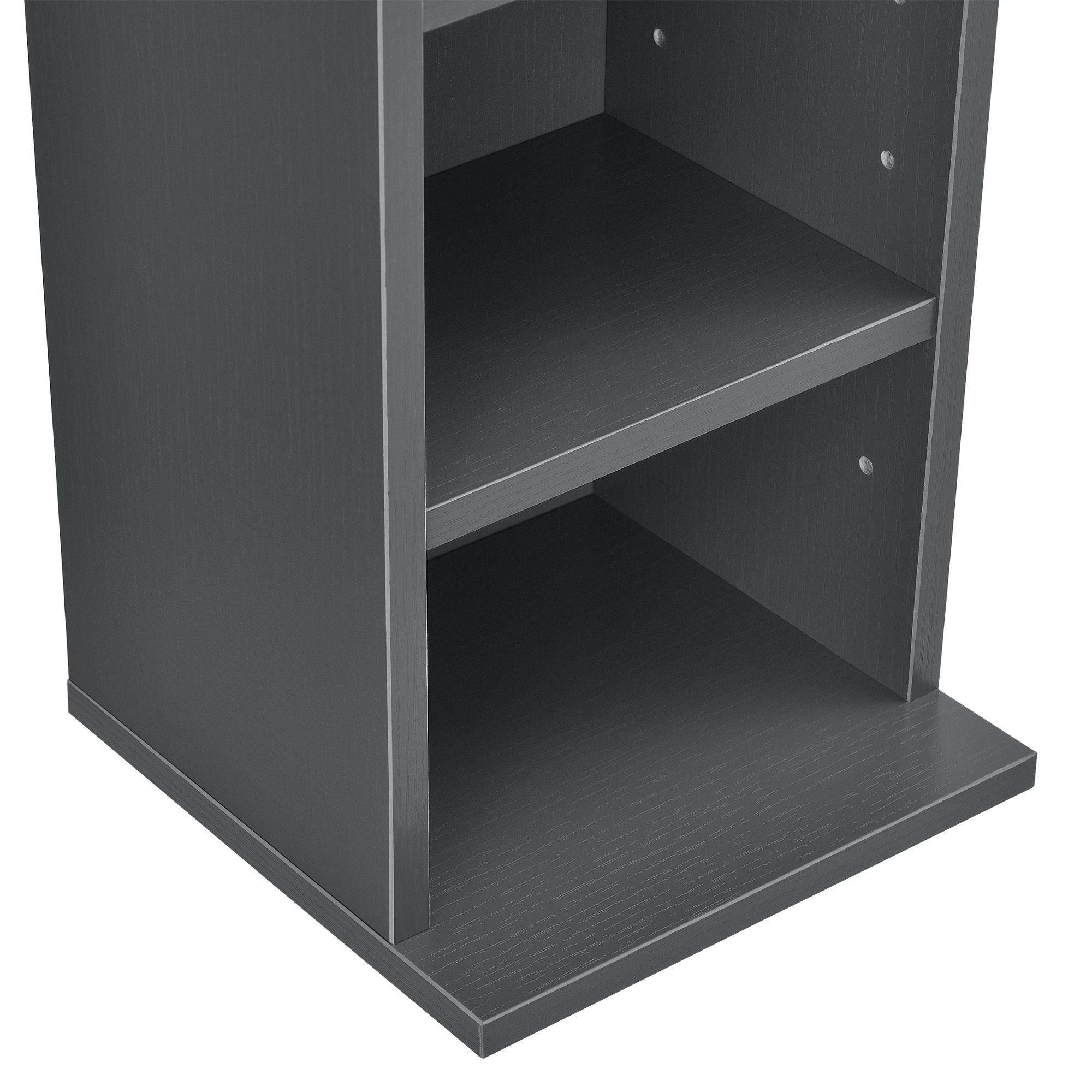 en.casa CD-Regal, Aventoft 12 Fächer Standregal