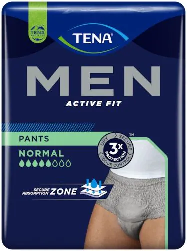 Ανδρικό παντελόνι Tena Active Fit Normal, Χρώμα szary, 95-130cm, Large/Extra Large