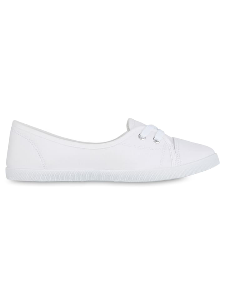 VAN HILL Sportliche Ballerinas Allison in Weiss günstig kaufen
