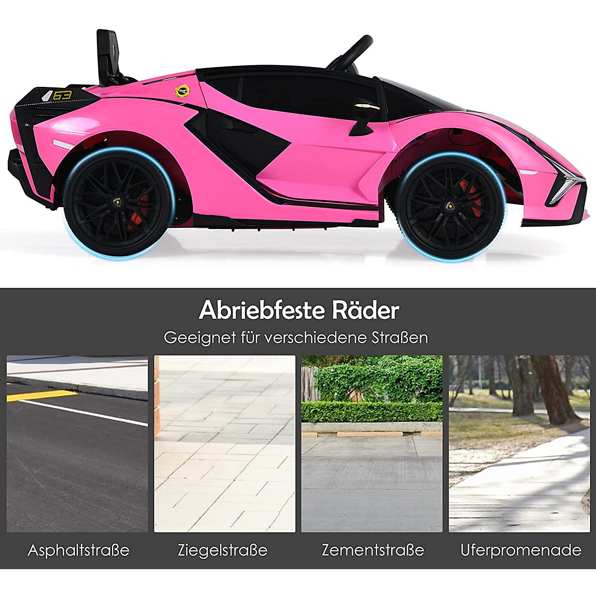 Elektroauto Lamborghini 2.4G Fernbedienung 3-8 Jahre