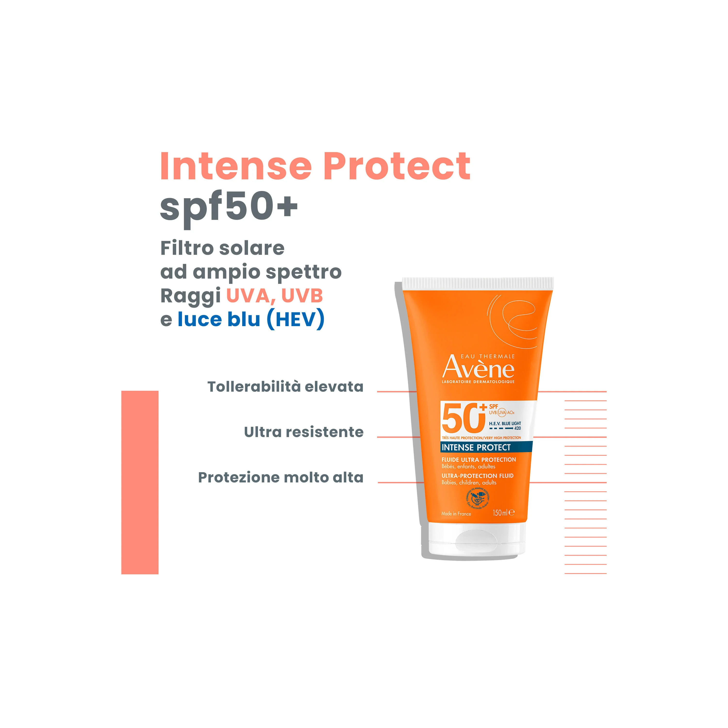Suncare Intense Protect SPF50+ - Krema za tijelo s visokom zaštitom od sunca, Mlijeko za tijelo s visokom zaštitom od sunca.