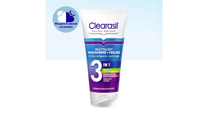 Clearasil Multitalent Waschcreme & Peeling 150 ml
