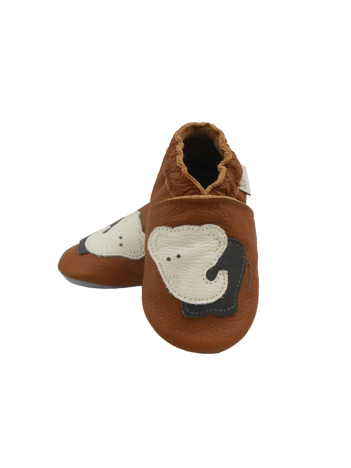 Yalion Leder-Krabbelschuhe 