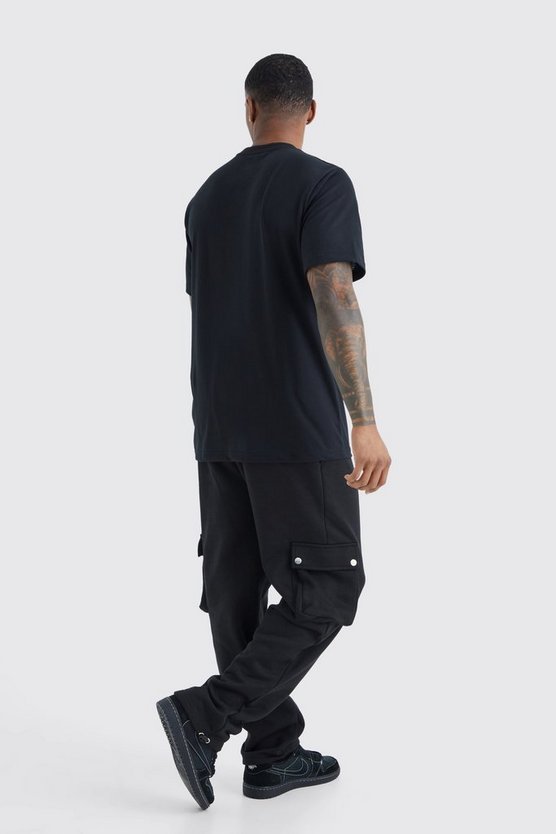 T-Shirt mit Herz-Stickerei